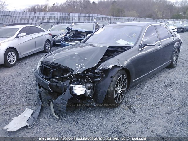 WDDNG86X57A105468 - 2007 MERCEDES-BENZ S 550 4MATIC GRAY photo 2