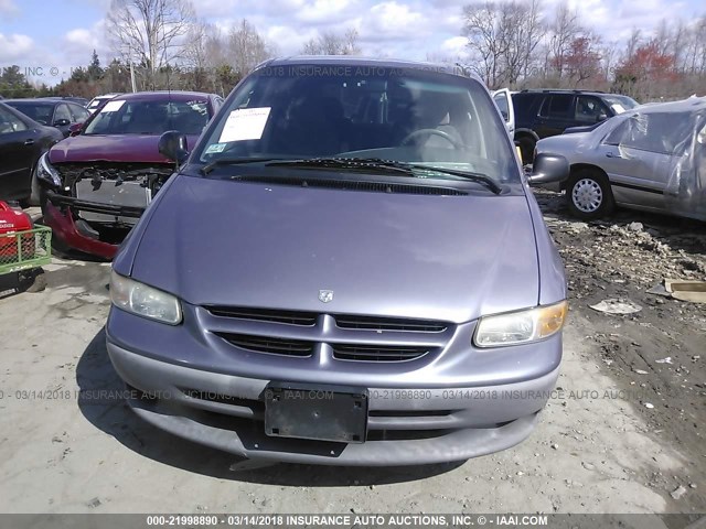 1B4GP55R6TB497429 - 1996 DODGE CARAVAN LE/ES PURPLE photo 6