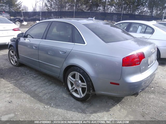 WAUDF78E36A136891 - 2006 AUDI A4 2.0T QUATTRO GRAY photo 3