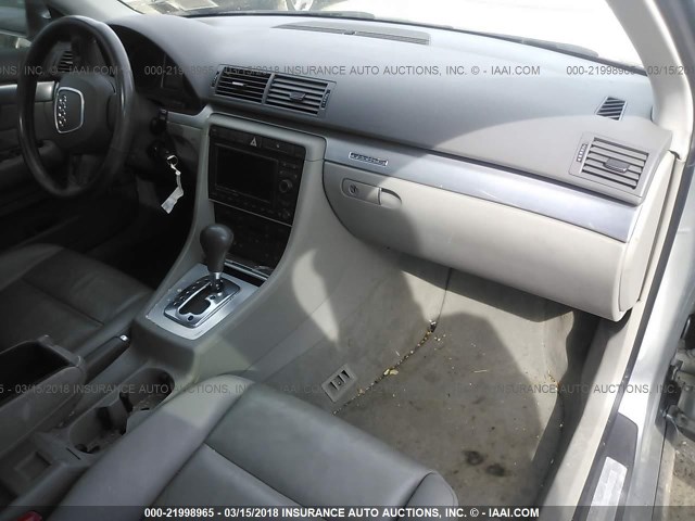 WAUDF78E36A136891 - 2006 AUDI A4 2.0T QUATTRO GRAY photo 5