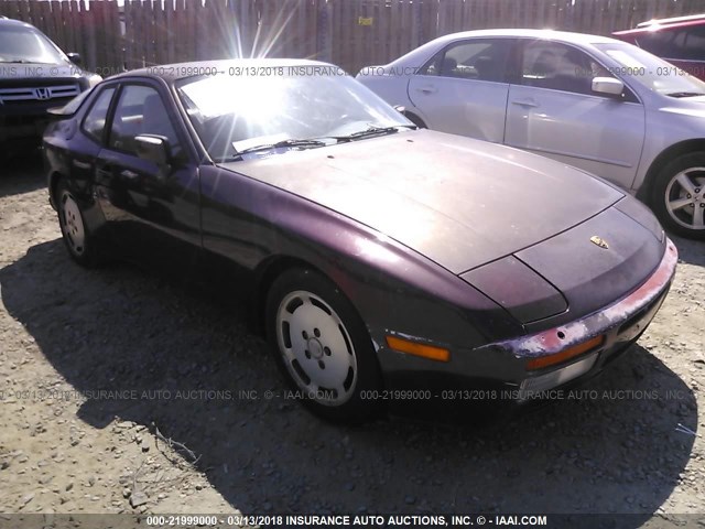 WP0AA2950HN151821 - 1987 PORSCHE 944 MAROON photo 1