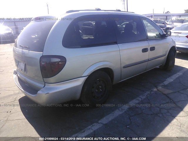 1D4GP44323B300141 - 2003 DODGE GRAND CARAVAN SPORT SILVER photo 4