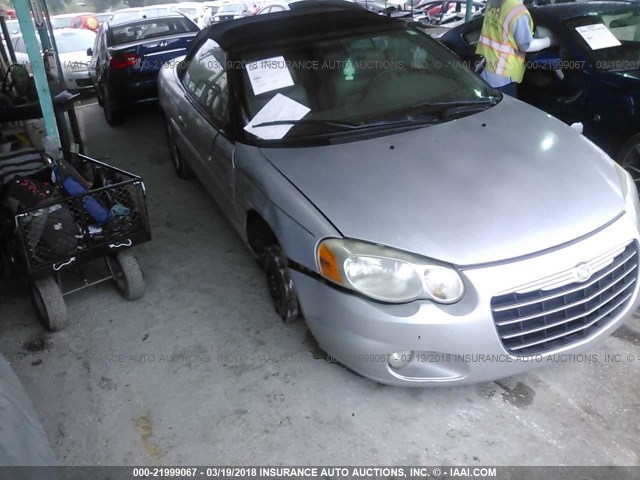 1C3EL55R75N646006 - 2005 CHRYSLER SEBRING TOURING SILVER photo 1