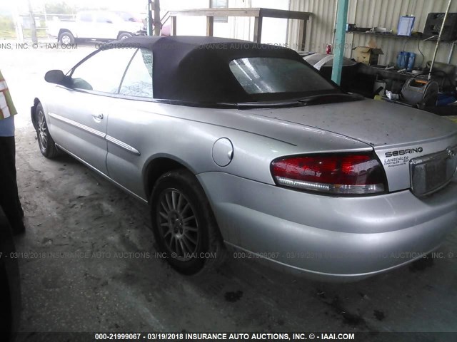 1C3EL55R75N646006 - 2005 CHRYSLER SEBRING TOURING SILVER photo 3