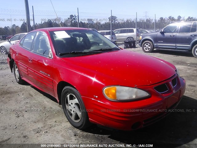 1G2NF52E8YC518558 - 2000 PONTIAC GRAND AM SE1 RED photo 1