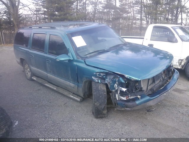 1GKFK16Z92J110174 - 2002 GMC YUKON XL K1500 TEAL photo 1