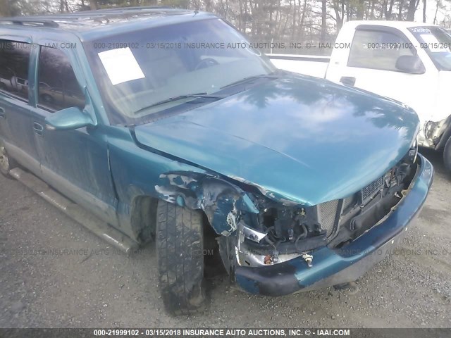 1GKFK16Z92J110174 - 2002 GMC YUKON XL K1500 TEAL photo 6