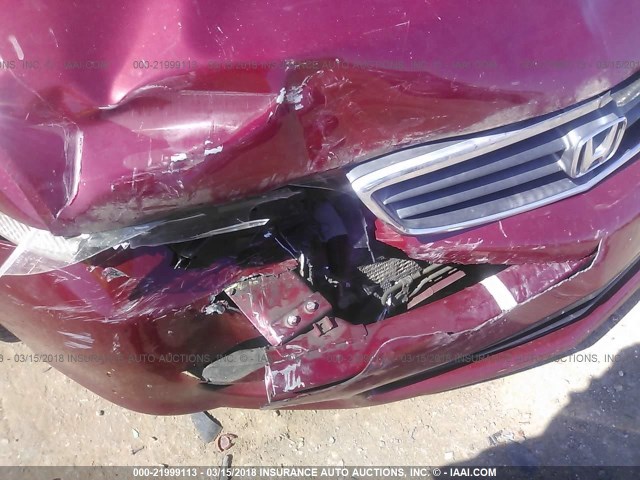 5FNRL18944B091451 - 2004 HONDA ODYSSEY EXL მუქწითელი ფოტო 6