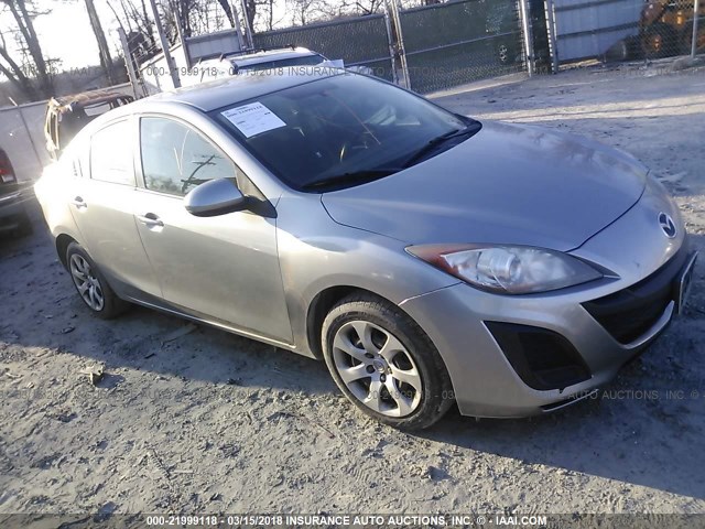 JM1BL1UG5B1437082 - 2011 MAZDA 3 I 银色 照片 1