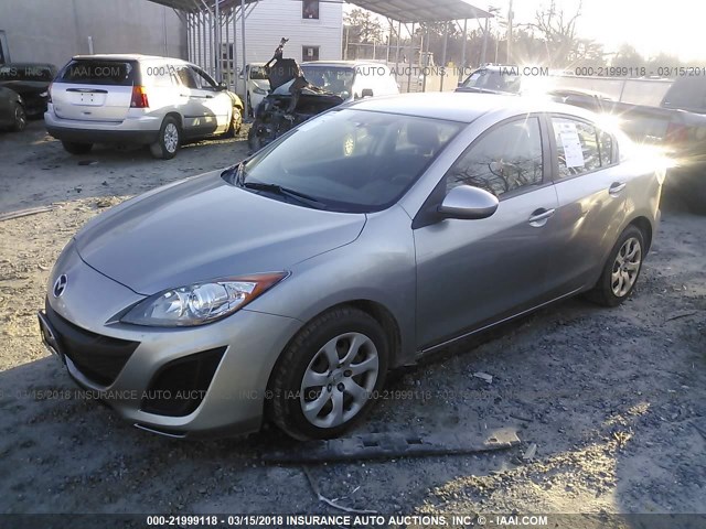 JM1BL1UG5B1437082 - 2011 MAZDA 3 I SILVER photo 2