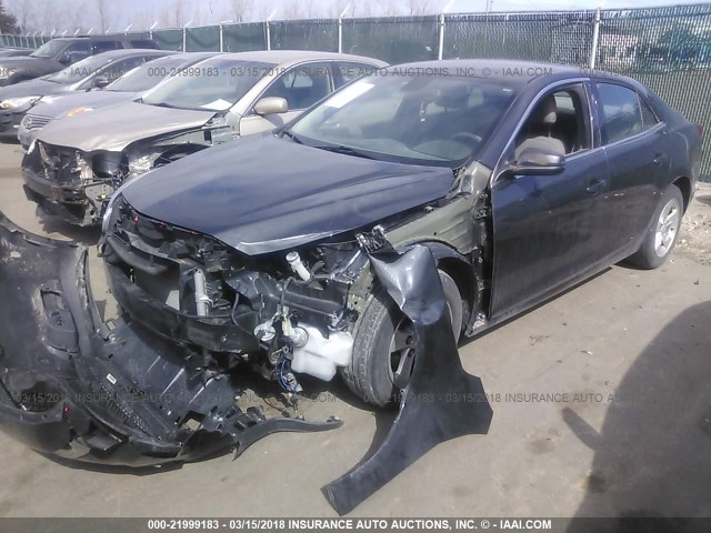 1G11B5SL6EF174994 - 2014 CHEVROLET MALIBU LS 黑色 照片 2