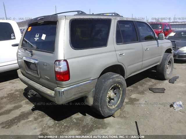 JT3GN86R220221742 - 2002 TOYOTA 4RUNNER SR5 GOLD photo 4