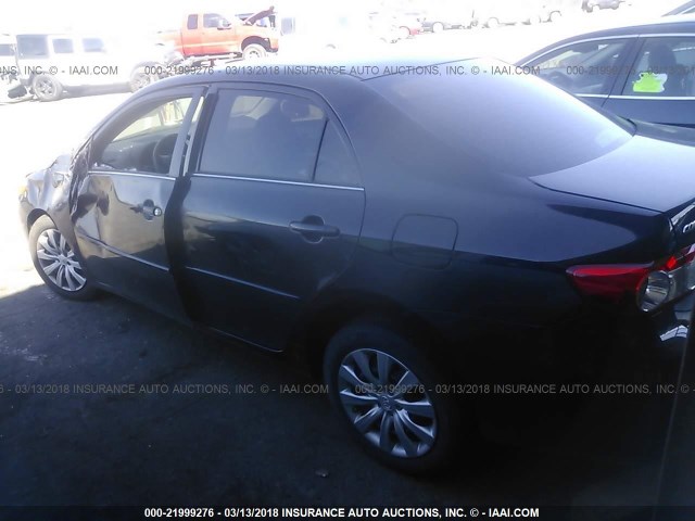 5YFBU4EE0DP116612 - 2013 TOYOTA COROLLA S/LE BLACK photo 3