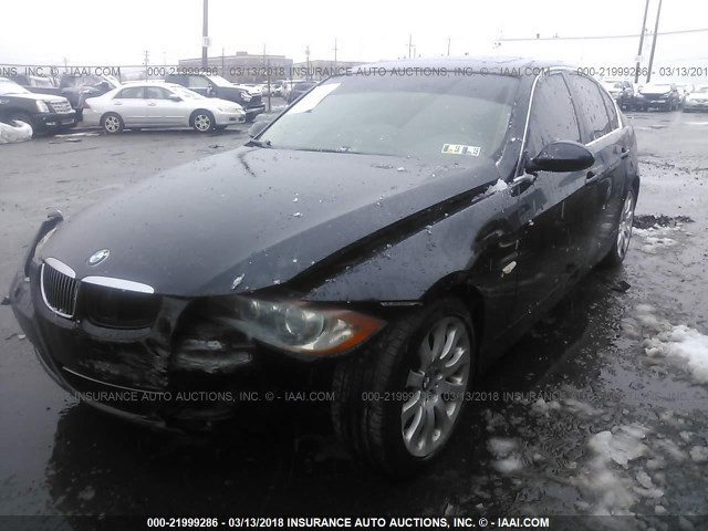 WBAVD53518A284949 - 2008 BMW 335 XI BLACK photo 2