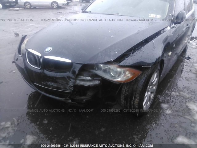 WBAVD53518A284949 - 2008 BMW 335 XI BLACK photo 6