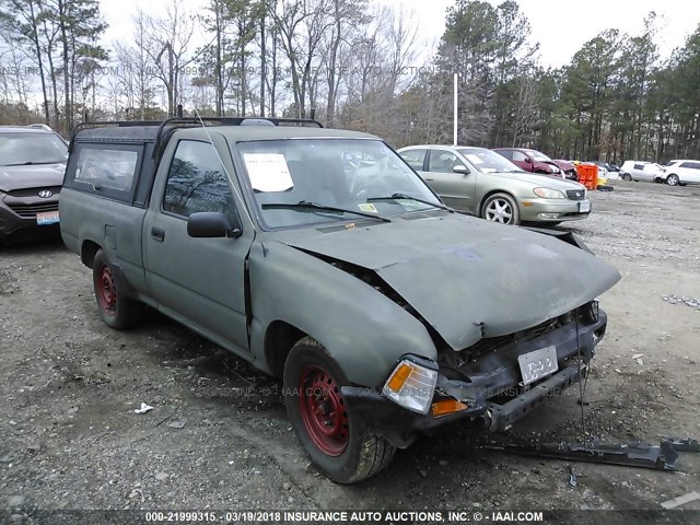 4TARN81P9RZ281027 - 1994 TOYOTA PICKUP 1/2 TON SHORT WHEELBASE DX GREEN photo 1