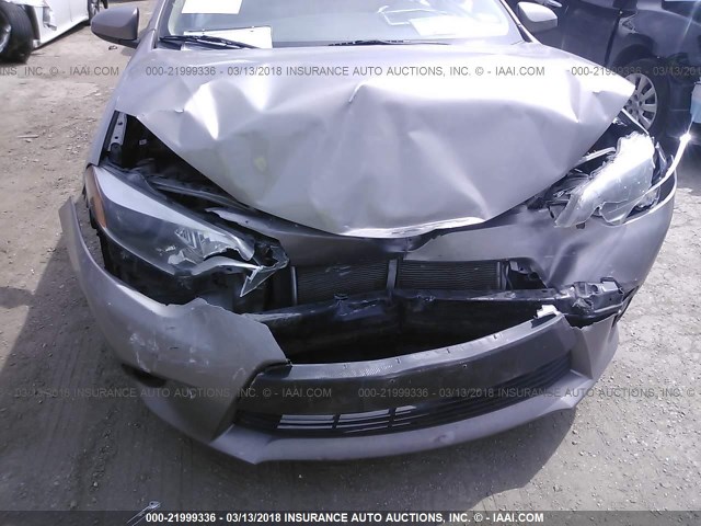 5YFBURHEXEP042707 - 2014 TOYOTA COROLLA L/LE/LE PLS/PRM/S/S PLS TAN photo 6