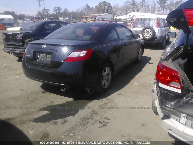 2HGFG12948H525126 - 2008 HONDA CIVIC EXL შავი ფოტო 4