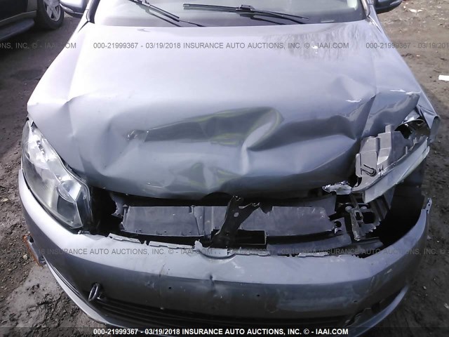 WVWDB7AJ0EW011385 - 2014 VOLKSWAGEN GOLF GRAY photo 6