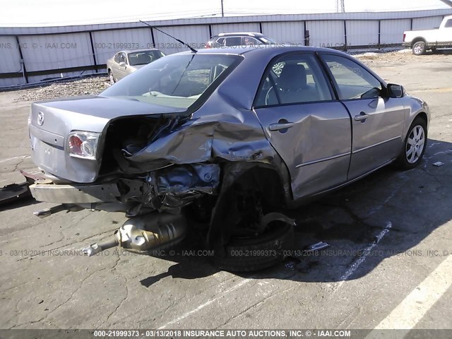 1YVFP80C265M69949 - 2006 MAZDA 6 I SILVER photo 4