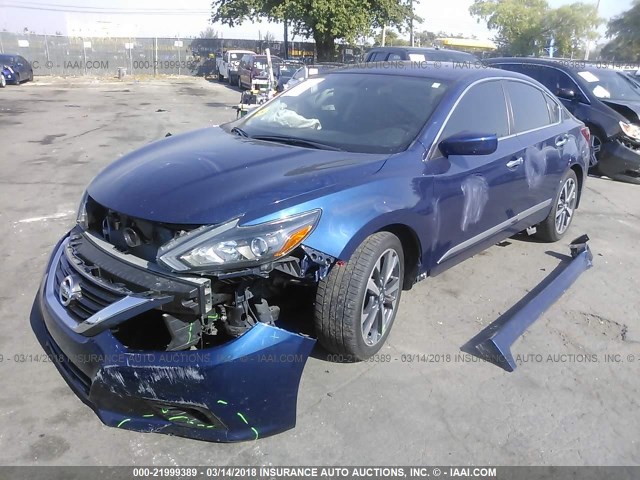 1N4AL3AP6GC230780 - 2016 NISSAN ALTIMA 2.5/S/SV/SL/SR BLUE photo 2