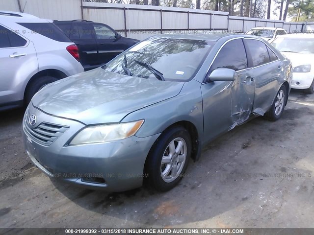 4T1BE46K77U598516 - 2007 TOYOTA CAMRY NEW GENERAT CE/LE/XLE/SE GREEN photo 2