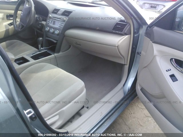 4T1BE46K77U598516 - 2007 TOYOTA CAMRY NEW GENERAT CE/LE/XLE/SE GREEN photo 5