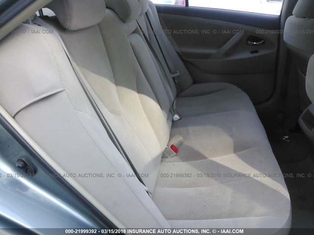 4T1BE46K77U598516 - 2007 TOYOTA CAMRY NEW GENERAT CE/LE/XLE/SE GREEN photo 8