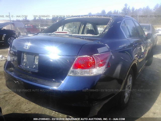 1HGCP26499A170414 - 2009 HONDA ACCORD LXP Dark Blue photo 4