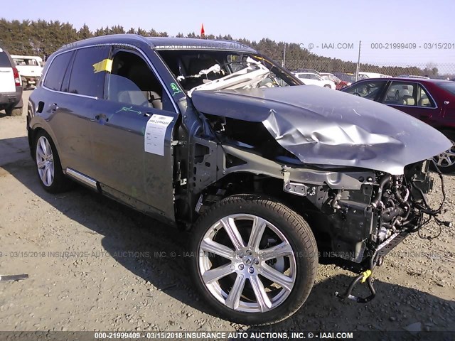 YV4BC0PL8H1174952 - 2017 VOLVO XC90 T8 GRAY photo 1