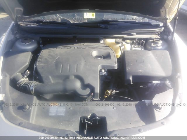 1G1ZC5E13BF362619 - 2011 CHEVROLET MALIBU 1LT 金色 照片 10