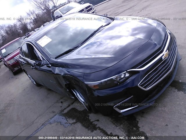 1G1ZB5ST0HF227812 - 2017 CHEVROLET MALIBU LS შავი ფოტო 1