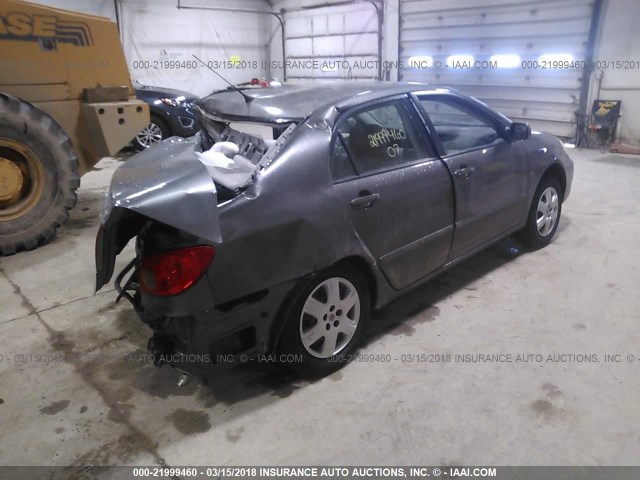 1NXBR32E07Z867941 - 2007 TOYOTA COROLLA CE/LE/S GRAY photo 4