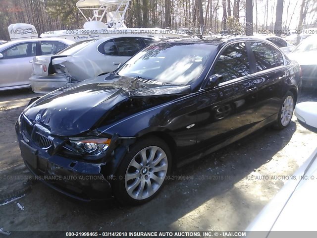 WBAVD33556KV62084 - 2006 BMW 330 XI Dark Blue photo 2