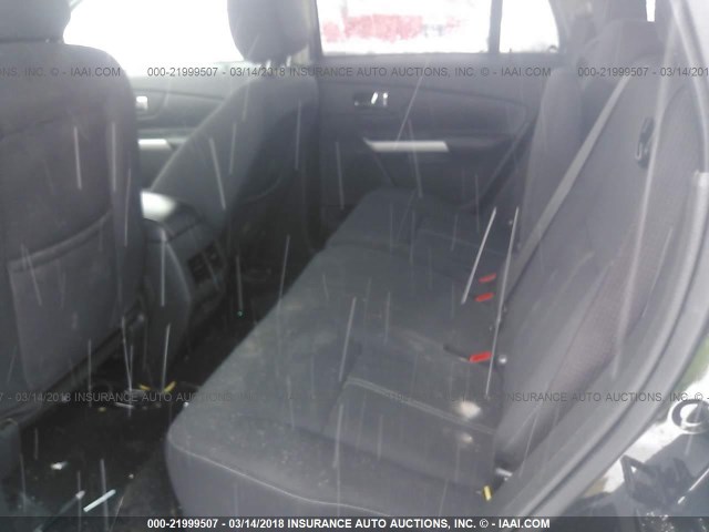 2FMDK4GC4DBE22663 - 2013 FORD EDGE SE BLACK photo 8