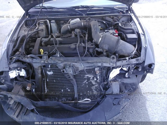 3FAFP11352R152305 - 2002 FORD ESCORT ZX2 GRAY photo 10