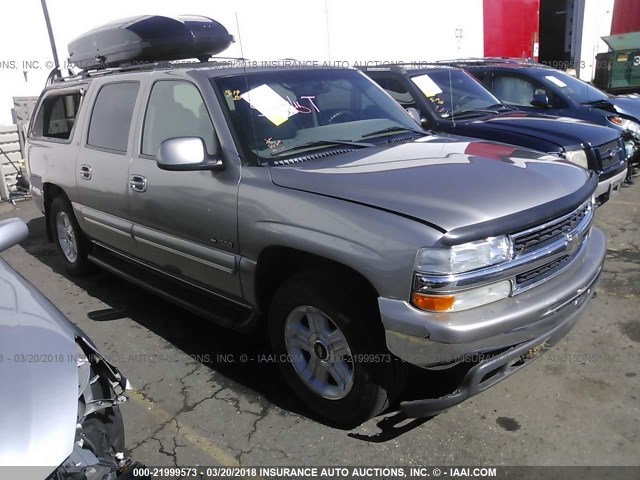 3GNFK16T7YG207110 - 2000 CHEVROLET SUBURBAN K1500 GRAY photo 1