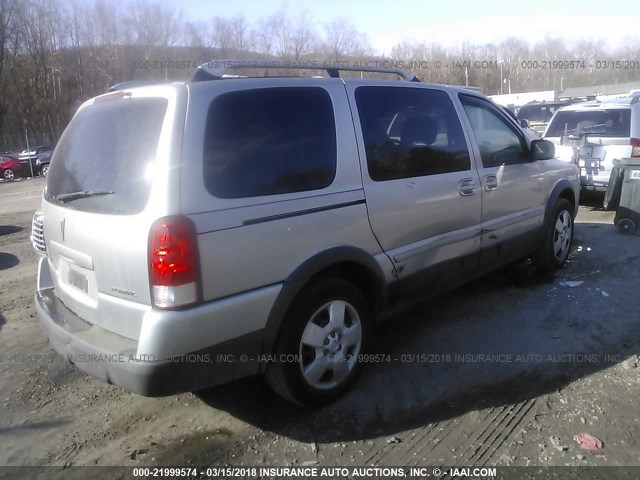 1GMDV33L66D115192 - 2006 PONTIAC MONTANA SV6 SILVER photo 4