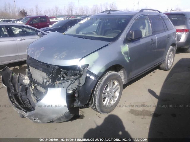 2FMDK36C17BA93484 - 2007 FORD EDGE SE SILVER photo 2