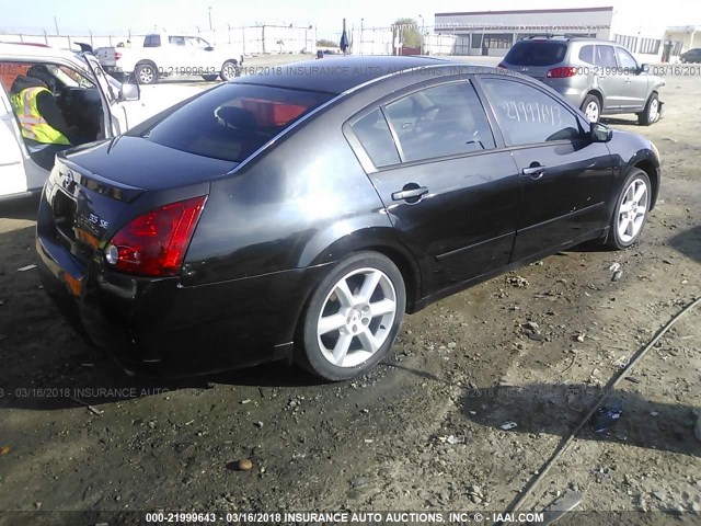 1N4BA41E26C829754 - 2006 NISSAN MAXIMA SE/SL BLACK photo 4