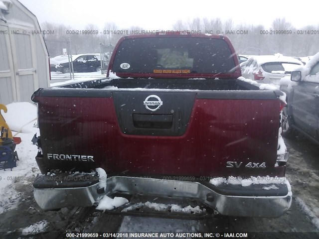 1N6AD0EV3BC430505 - 2011 NISSAN FRONTIER S/SV/SL/PRO-4X RED photo 8