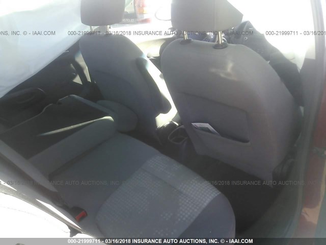 1G1JA5SH2D4101937 - 2013 CHEVROLET SONIC LS RED photo 8