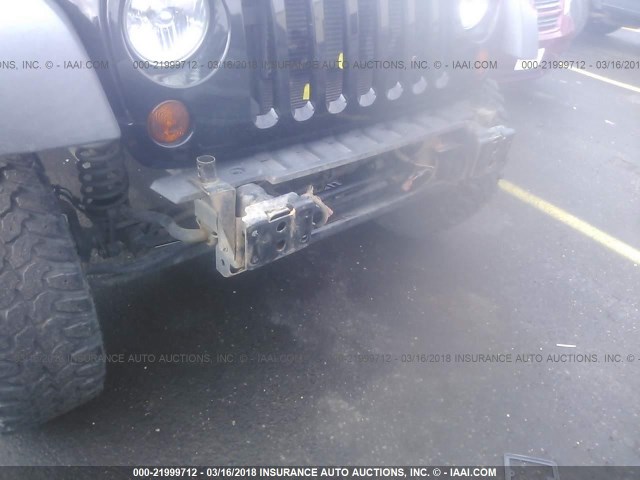 1C4AJWAG3CL222907 - 2012 JEEP WRANGLER SPORT შავი ფოტო 6