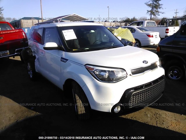 KNDJP3A59G7301430 - 2016 KIA SOUL + WHITE photo 1