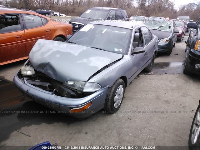 1Y1SK5264VZ448709 - 1997 GEO PRIZM LSI GRAY photo 2