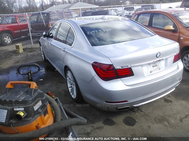 WBAYA8C58DC996557 - 2013 BMW 750 I SILVER photo 3