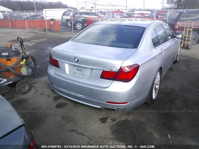WBAYA8C58DC996557 - 2013 BMW 750 I SILVER photo 4