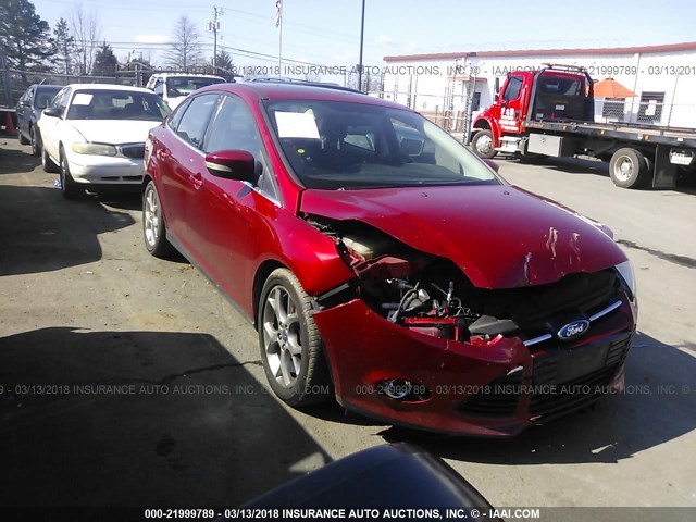 1FAHP3H25CL110881 - 2012 FORD FOCUS SEL RED photo 1