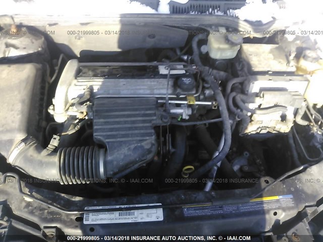 1G8AG52F13Z108622 - 2003 SATURN ION LEVEL 1 MAROON photo 10