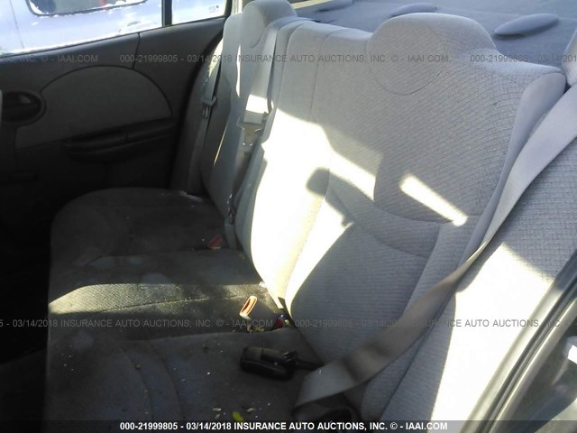 1G8AG52F13Z108622 - 2003 SATURN ION LEVEL 1 MAROON photo 8